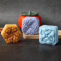 Hexagonal Embossed Flower Soap Mold 3D Round Flower Scented Candle Mold DIY Floral Designs Square Soap Plaster Mold Home Decor. 