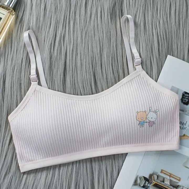 1/5pcs%20Adjustable%20Pure%20Cotton%20Vest%20for%20Elementary%20School%20Students%20During%20Middle%20School%20Development,%20Sports%20Bra,%20Training%20Bra%20-%20Image%202