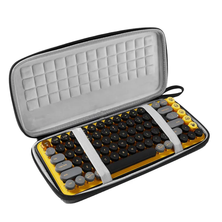 EVA Hard Shell Keyboard Case for logitech POP Keys Wireless Keyboard Storage Bag Waterproof Protection Dust Proof Carrying Case