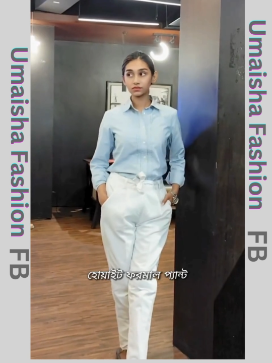 Western Fashion Ladies Stylish Cotton Formal Pants
