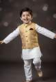 Party panjabi set for baby boys - three piece panjabi / kurta set for kids. 