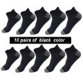10Pairs Summer High Quality Men Socks Sports Breathable Protective Ankle Socks Short Male Sport Mesh Sock Plus Size44-48. 