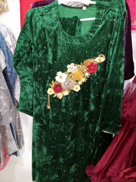 Kids Velvet Dress