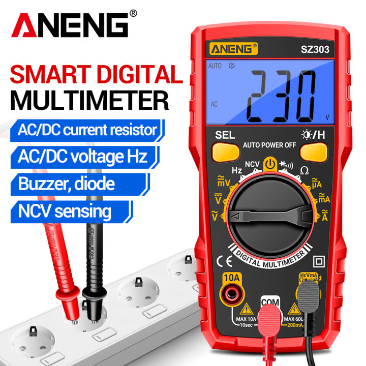 ANENG SZ303 Smart Digital Multimeter 1999 Count Professional AC/DC ...