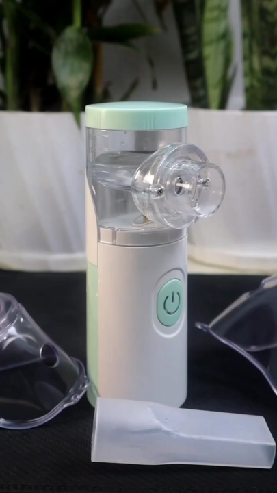 Mesh Nebulizer Portable Machine for Adults & Kids – Quiet Handheld Inhaler with Dual Mist Mode, 2 Masks & Mouthpiece for Asthma, Cold, Cough & Respiratory Care