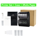 58mm Portable Mini Thermal Printer Receipt Ticket Printer Mobile Pocket Wireless Bluetooth Bill Android Phone PC Printe. 
