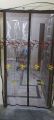 Magic Mesh Embroidery Pattern Magnetic Screen Door, Easy to Install Hands Free Mesh Curtain - Self Sealing, Heavy Duty Magnets Retractable Screen for Pets- Size- 3.5 feet * 7 feet- 4feet * 6.5feet. 