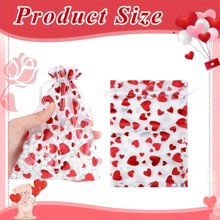 100PCS%20Valentines%20Day%20Organza%20Bags%20Drawstring%20Organza%20Jewelry%20Pouches%20Bulk%20Wedding%20Party%20Favor%20%20Mini%20Candy%20Mesh%20for%20Party%20-%20Image%205