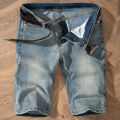 5 Models Summer Shorts Jeans Men Denim Pants Stretch Light Blue Fashion Design Men's Jeans Slim Straight Male Short Jeans Hombre.