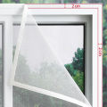 Summer, simple, white, mosquito net with multiple sizes to choose from, adhesive 2cm tape, window screen, curtain mosquito net. 
