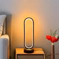 LED Ring Desk Lamp USB 3-color Dimmable USB Modern creative Night Light Reading Table Lamp Bedroom Home Room ecoration. 