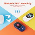 32GB Clip MP3 Player Bluetooth 5.3, MECHEN Children's Music Player with Pedometer Support up to 128GB. 