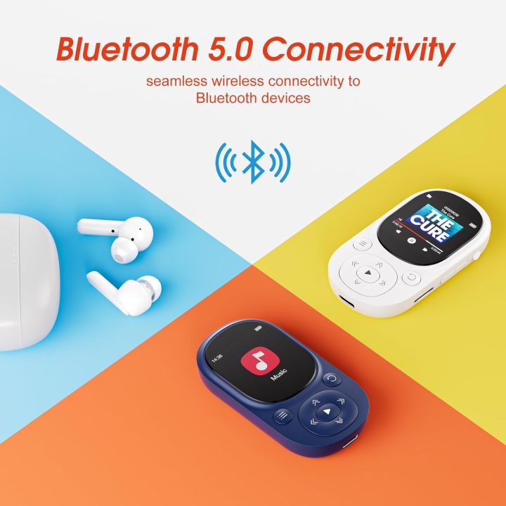 32GB%20Clip%20MP3%20Player%20Bluetooth%205.3,%20MECHEN%20Children's%20Music%20Player%20with%20Pedometer%20Support%20up%20to%20128GB%20-%20Image%203