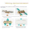 High Power Splitter Quick Wire Connector Terminal Block Electrical Cable Junction Box ZK-M306 ZK-M406 Connectors. 