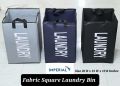 Fabric Square Laundry Basket 1Piece/Clothes And Toys Storage Basket. 