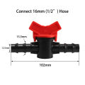 34Pcs 1/2" Drip Irrigation Fittings Kit Straight Tee Elbow Plug For 1/2 Inch 16mm Tubing Garden Watering Hose Connect. 