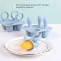 Baby food molds, suitable for DIY ice cream and breast milk molds, fruits, chocolates - easy-release baby food storage box.