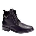 Black Leather Chelsea Long Ankle Boots For Men (Nep Mart). 