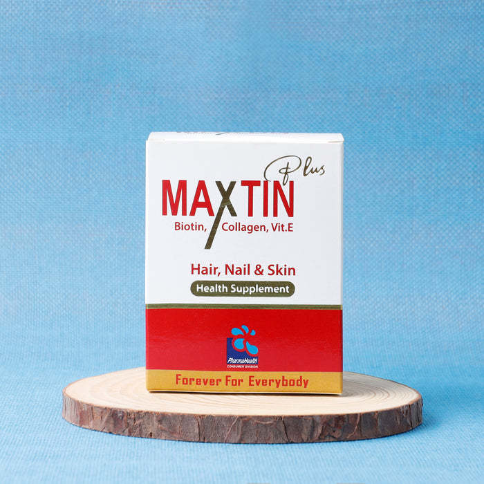 MAXTIN PLUS BIOTIN, COLLAGEN, VITAMIN E ( HERBAL/NUTRACEUTICAL PRODUCT )