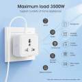 Smart Plug WiFi Socket with type C port Tuya Smart Home 16A 3500W. 