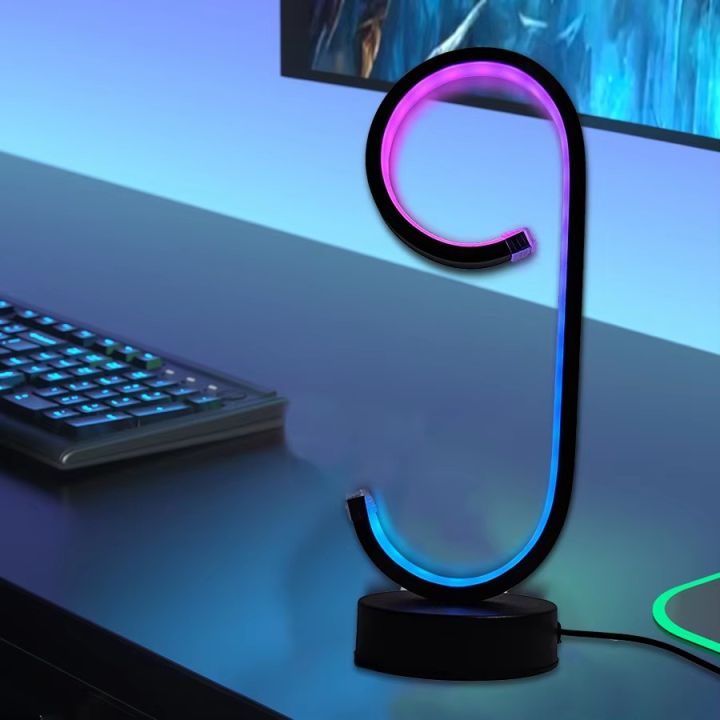 1PC%20Modern%20Curved%20LED%20Desk%20Lamp,%2016%20Million%20Colors%20Ambient%20Light%20for%20Gaming,%20Bedroom,%20Living%20Room%20Deco%20-%20Image%205