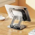 360° Rotatable Tablet Stand Adjustable Foldable Desktop Stand Holder Compatible For 4.7-12 Inch Ipad Pro/Air/Min Laptop Tablet.