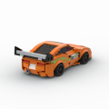 MOC Fast & Furious MK4 370pcs Supra City Technical Car Sports Racing Vehicle Racer Building Blocks supercar Toy. 