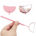 1pcs Eyelash Extension Inspect Mirror Moon Shaped Detachable Stainless Steel Lash Lifting Magnify Makeup Mirror Beauty Tools.