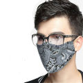 Korean Cotton Face Mask Anti-Dust Mask Respirator with Activated Carbon Filter Anti Dust Black Kpop Glasses Mask On The Mouth. 