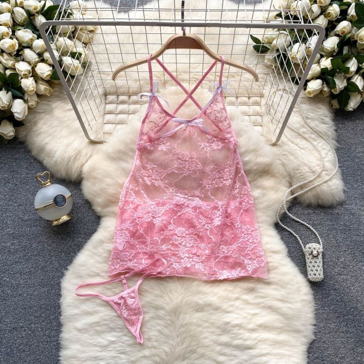 HotSweet%20%20Women's%20Bodysuit%20Rabbit%20Girl%20Cosplay%20Uniform%20Sleveless%20Jumpsuit%20Backless%20%20Hollow%20Lingerie%20Sweet%20Cute%20Rabbit%20-%20Image%204