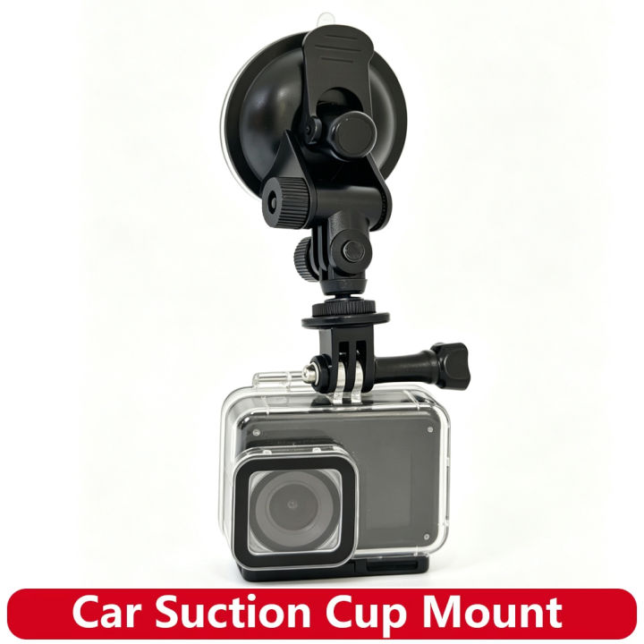 Car Suction Cup Mount Vehicle Window Windshield Holder For GoPro Hero 13 12 11 10 9 Insta360 SJCAM AKASO DJI OSMO Action Camera