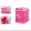 kids home appliance mini washing machine toy with water rotation and drainage system. 