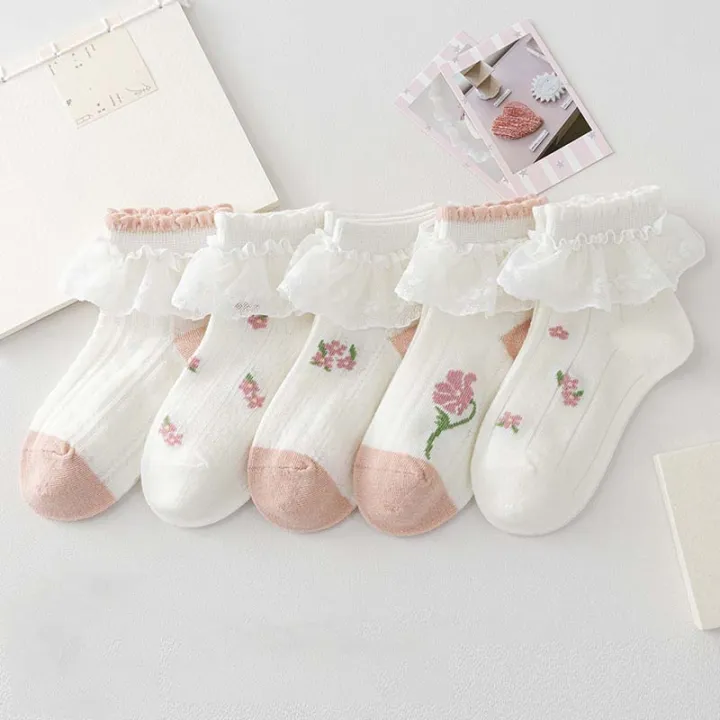 5Pairs%20Children%20Cotton%20Mesh%20Sock%20Princess%20Lace%20Ruffle%20Mesh%20Breathable%20Socks%20Summer%20Thin%20Girl%20Quality%20Socks%20for%20Baby%20Teenage%20Sock%20-%20Image%207