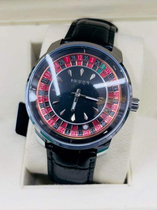 Men%E2%80%99s%20Quartz%20Wrist%20Watch%20%E2%80%93%20Black%20Dial,%20Leather%20Strap,%20Autograph%20Function,%20Analog%20Display%20-%20Image%208