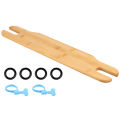 Baby High Chair Footrest Adjustable Height Baby Highchair Foot Pedal Natural Bamboo Wooden Infant Seat Foot Rest Babies Stuff. 
