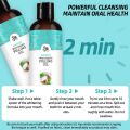 Natural Coconut Mint Pulling Oil Mouthwash Fresh Oral Hygiene Breath Odor Removal Gentle Alcohol-Free Mouth Gum Care Anticavity. 