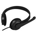 Lenovo headset headset P702 black notebook desktop computer universal voice band mic call online class conference recording game scene suitable. 