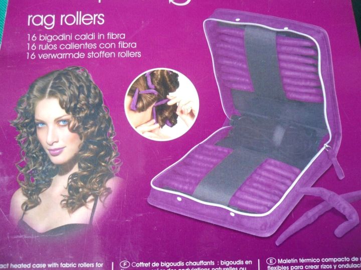 (B). Hair Envy H2042 Heated Rag Rollers