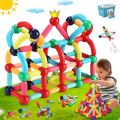 Magnetic Building Block STEM Toy for Kids 3+ Years-Premium STEM game toy Magnetic Sticks and Balls Set- Different Sizes & Curve Shaped - for Boys and Girls. 