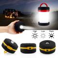 Portable Telescopic Foldable LED Camping Light - Emergency Night Tent Light with AA Battery Compatible (Batteries Not Included). 
