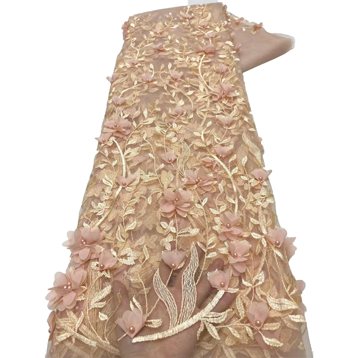 2025%20Green%203d%20Lace%20Flower%20Embroidery%20Applique%20Fabric%20High%20Quality%20Flowers%20Lace%20Fabrics%20for%20African%20Bridal%20Tulle%205Yards%20-%20Image%207