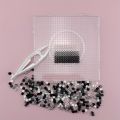 5mm 1000PCS Black, White, Gray, Transparent Color, Complementary Color Set, Hama Bead Iron Fuse Bead DIY Puzzle Pixel Art . 