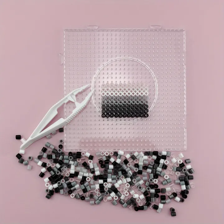 5mm%201000PCS%20Black,%20White,%20Gray,%20Transparent%20Color,%20Complementary%20Color%20Set,%20Hama%20Bead%20Iron%20Fuse%20Bead%20DIY%20Puzzle%20Pixel%20Art%20%20-%20Image%205