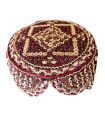 Handmade Traditional  Two Colour Sindhi Cap made in Commando CTC & Mirror. 