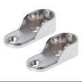 2pcs wardrobe clothes tube support closet rod pole and bracket thickening  holder almari bracket,cloth rod holder. 