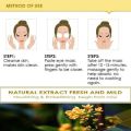 Pack of 2 Golden Osmanthus Eye Mask and Eye Roller. 