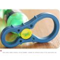 Jar Opener Multi Purpose Jar Lids Bottle Cap Grip Twister Rubber Bottle Opener Silicone Rubber. 