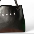 Keka bag/Stylish Black Tote Bag for Women Elegant "Keka" Design. 