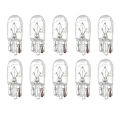 10 X Signal Lamp Glass T10 W5W 501 194 12V 5W/3W W2.1x9.5d Single Filament Car Bulb Auto Light. 