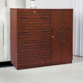 Canadian Solid Oak Wooden Wardrobe W-415. 